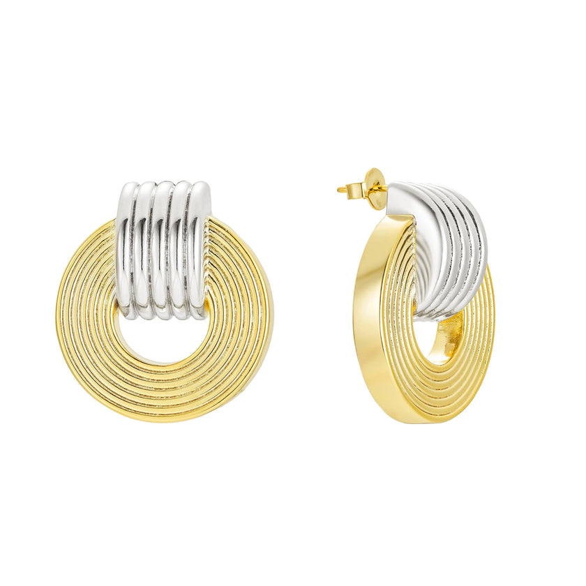 TWO-TONE MATERA EARRING