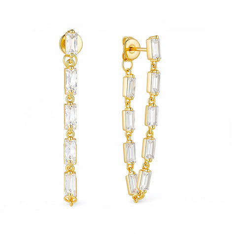 EMERALD DROP EARRRING