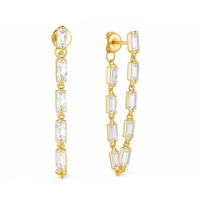 EMERALD DROP EARRRING