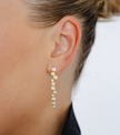 BEZEL TENNIS EARRINGS